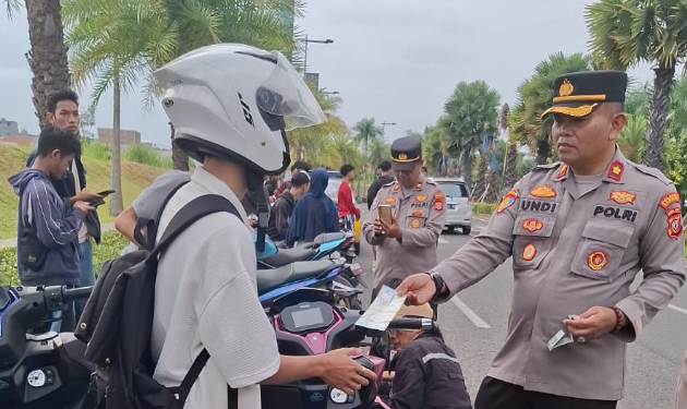 Polresta Bandung Sita Ratusan Knalpot Brong dalam Razia Serentak untuk Jaga Kamtibmas