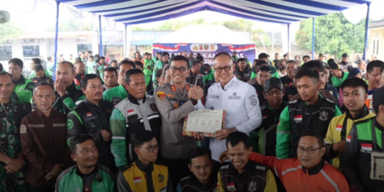 Polres Sukabumi Kota Gandeng Komunitas Ojol Wujudkan Kamtibmas Melalui Deklarasi Bersama