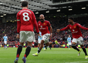 Debut Manis Carrick, Manchester United Tundukkan Manchester City dalam Derby Sengit