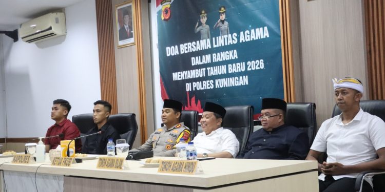 Polres Kuningan Gelar Doa Lintas Agama, Mohon Keselamatan dan Kedamaian di Tahun Baru 2026