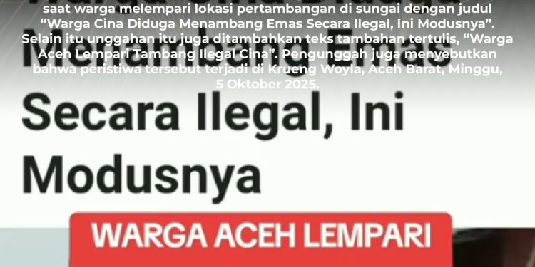 [Keliru] Tempo Beritakan Warga Aceh Melempari Tambang Ilegal Milik Cina