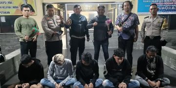 Gagalkan Rencana Penyerangan, Polsek Kapetakan Ringkus Lima Remaja Beserta Puluhan Anak Panah Modifikasi