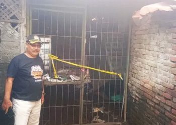 Guna Ungkap Penyebab Kebakaran, Polresta Cirebon Lakukan Olah TKP di Pasar Lemahabang
