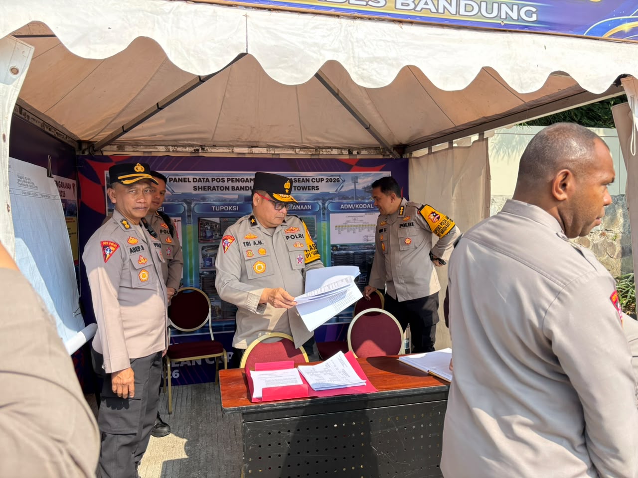 Perkuat Sinergi Pengamanan FIFA ASEAN Cup 2026, Tim Supervisi Ops Garuda Bakti Gelar Koordinasi di Hotel Sheraton Dago